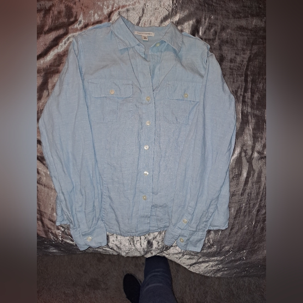 Banana Republic Light Blue Blouse